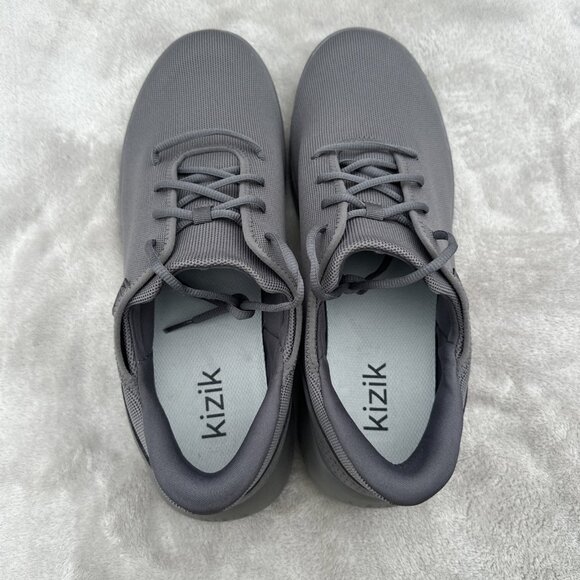 Kizik Mens Madrid Eco Knit Shoes Sneaker Gray Size 15 M EXCELLENT main image 7